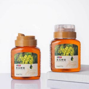 Buy cheap 500g 700g Honey Plastic Beverage Bottles Reusable Plastic Jars Squeezable product