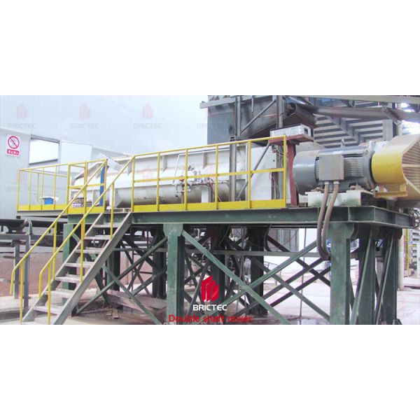 High Efficiency Double Shaft Mixer for Refractory Materials