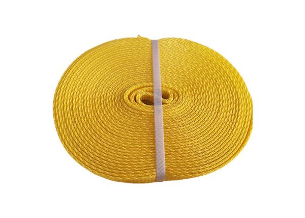 Quality 1t - 12t Polyester Webbing Roll Webbing Sling Belt Material For Lifting for sale