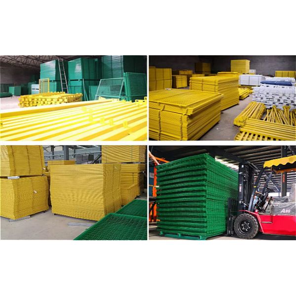 Vinyl Coated 6x10 Feet Temp Construction Fence