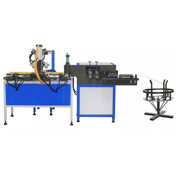 Full Automatic Wire Bending and Butt Welding Machine , Steel Wire Bender