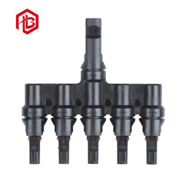 Quality Custom T Branch Solar Panel PV Connectors MC 4 1 to 2 3 Photovoltaic DC Conector for sale