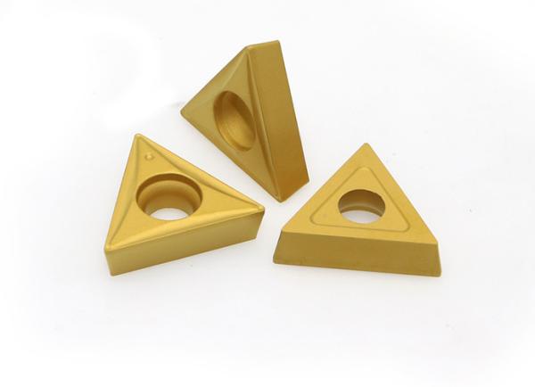 Quality Hard Steel Carbide Cnc Turning Tools Inserts Triangle Shaped For Cast Iron for sale