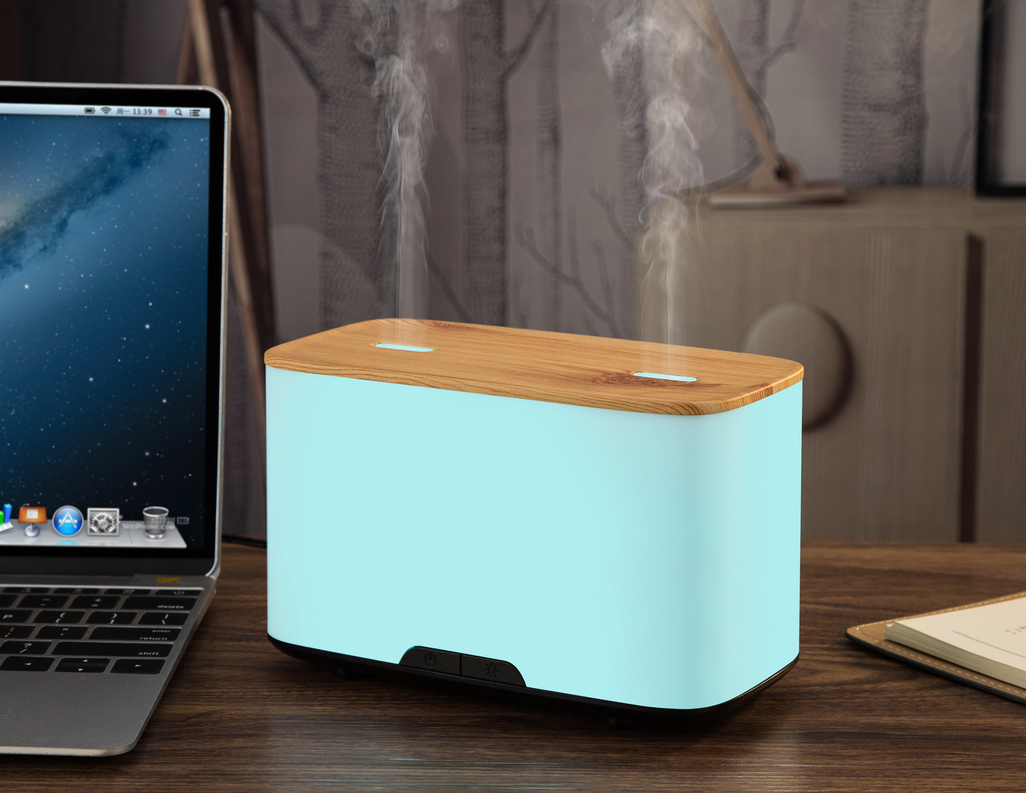 Unique Double Misting Humidifier Marble Stone Wholesale Aroma Diffuser