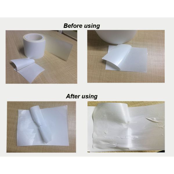 Blank Eggshell Fragile Paper Destructible Material Vinyl Custom Warranty Sticker