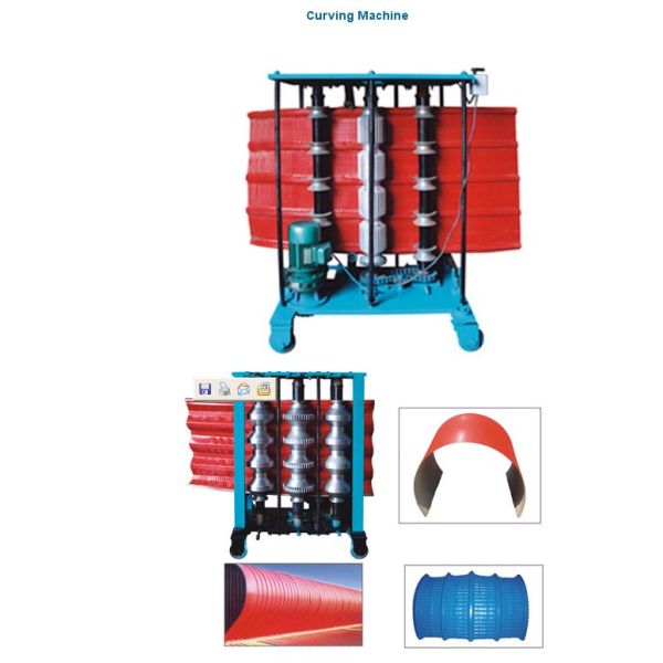Auto Curved Stone Coated Roof Tile Machine Blue 220V