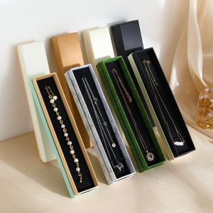 Buy cheap Customized LOGO Wholesale Multi-Color Watch Box Jewelry Storage Blue Pink White Powder Top And Bottom Cover Necklace Pendant Jewelry Packaging Box product