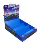Litho CMYK Custom Printed Display Boxes Clay Coated Paper Yellow