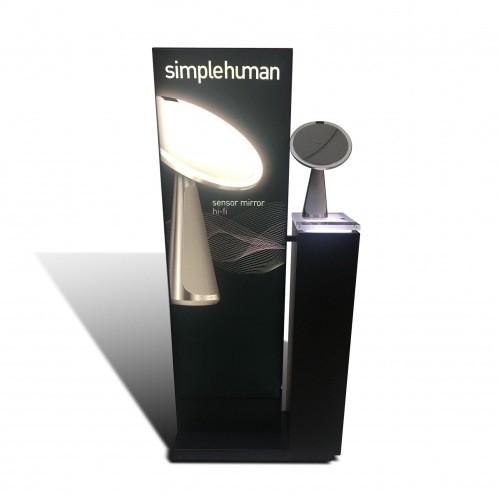 Quality Multifunctional Cosmetic Stand Display Racks Stable Recyclable for sale