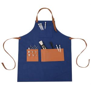 China Gardening Barber Waxed Cotton Apron Multiple Pockets Stylish Commercial on sale