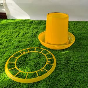 Buy cheap Poultry Fodder Container Bucket Storage Solution Durable Red Yellow Container product