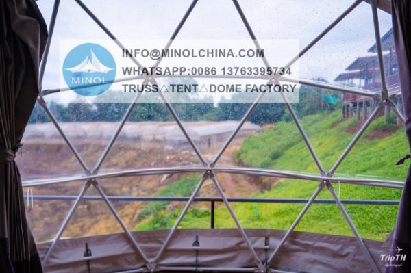 Quality 50 Square Meter Geodesic Party Dome Tent For Sale for sale