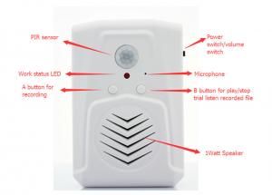 Buy cheap COMER PIR motion detector voice prompt mp3 sound player entry exit doorbell sensor product
