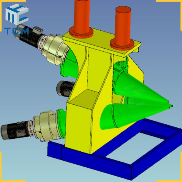 Hydraulic Cone Bending Machine Steel Conical Cover Bender CE