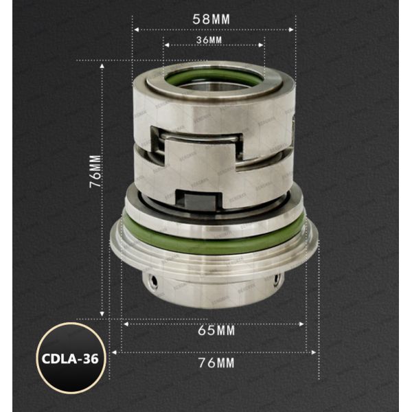 Original NJK CDLA-36mm CNP CDLF CDMF Stainless Steel Vertical Multistage Pump Mechanical Seal
