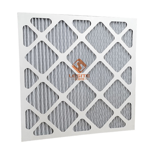 Commerical G3 G4 Merv 8 Hepa Air Filter For HVAC , Pleated Panel Filter