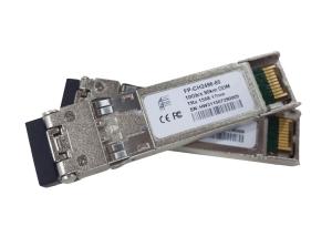10Gbps SFP+ ZR 80KM LC Optical Transceiver Module , Fiber Ethernet Switch Channel