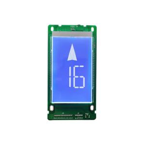 Buy cheap Vertical Square 7 Segment LCD Display Lift Floor Indicator Matrix Code Binary Board product
