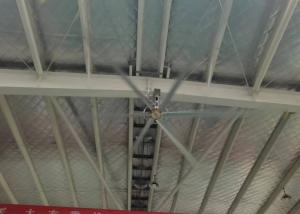 China 1.5kw PMSM Motor Al Mg Alloy Giant Ceiling Fans 380AC For Indoor Sports Space on sale