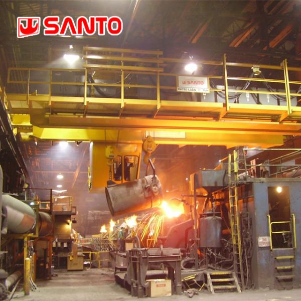 Quality 16/3.2T To 75/20T A6 A7 A8 Industrial Overhead Crane For Steel Making for sale