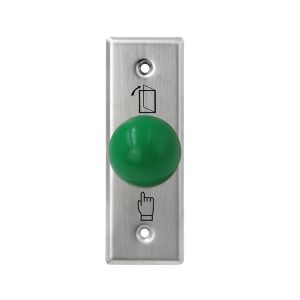 Buy cheap Heavy Duty Green Dome Exit Button , Square Size 3 * 3 Mushroom Push Button Switch product