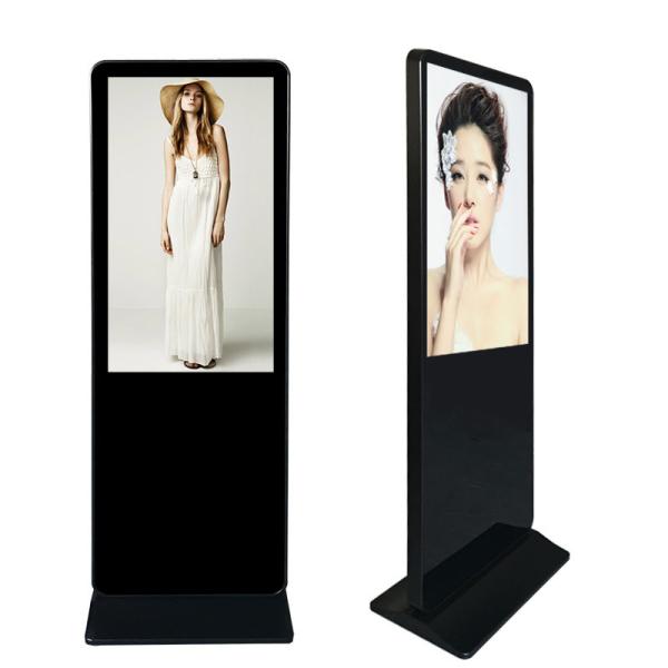 Quality Full Visual Angle Floor Standing Digital Signage Koisk High Resolution 1920*1080 for sale