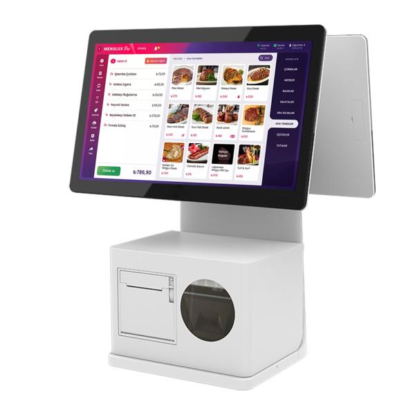 Quality Interactive Android Or Windows All In One White Pos Retail System Supermarket Cashier for sale