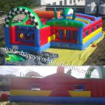 adrenaline rush obstacle course , inflatable obstacle course , inflatable