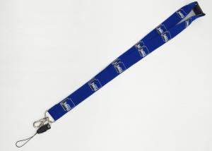 Buy cheap Nylon material Silk Screen Lanyards , print mobile safety lanyards for id badges  product