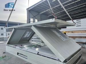 China Tiny House Z Foldable Container House Modular Prefab Office Dormitory Folding Container House on sale