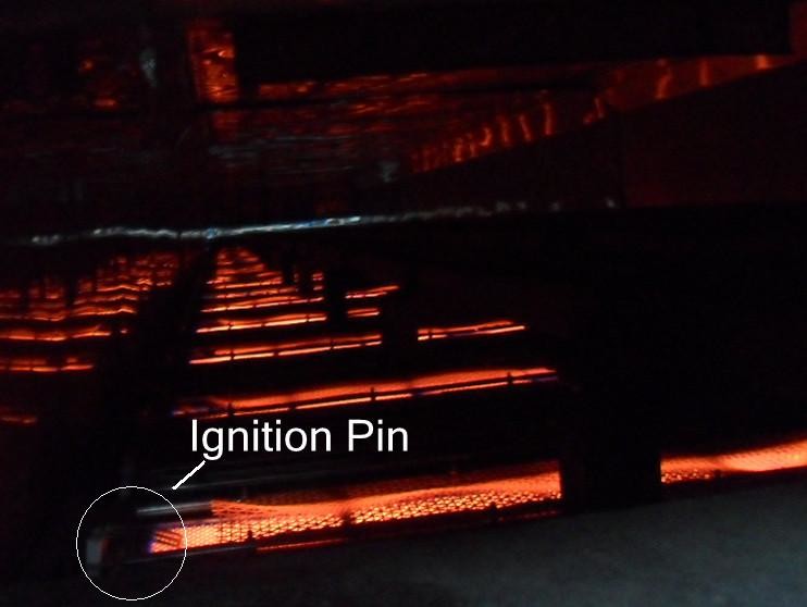 Ceramic Electric Ignition Electrodes 3 Pin For Powder Coating Oven