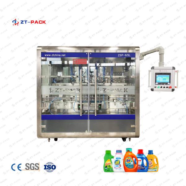Quality 0.6-0.8mpa Detergent Filling Machine 5l Toilet Cleaner Bottle Filling Machine for sale