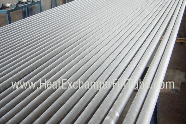 Quality A249 TP304 / TP304L Welded Tube , Extruded Solid  Fin Stock For Heat Exchangers for sale