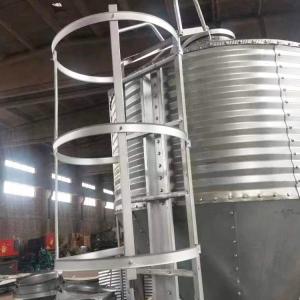 China Corrugated Grain Storage Silo Wall Sheet Roll Forming Machine Metal Galvanized Steel on sale