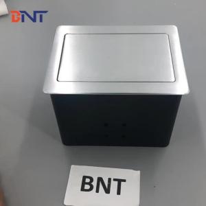 BNT CE approved female to female table multi-functional box hydraulic pop up socket built in office table