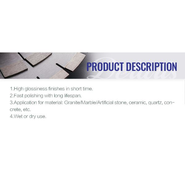 A-Grade 4inch Resin Bond 4 Step Flexible Polishing Pads For Dry Customized Support ODM