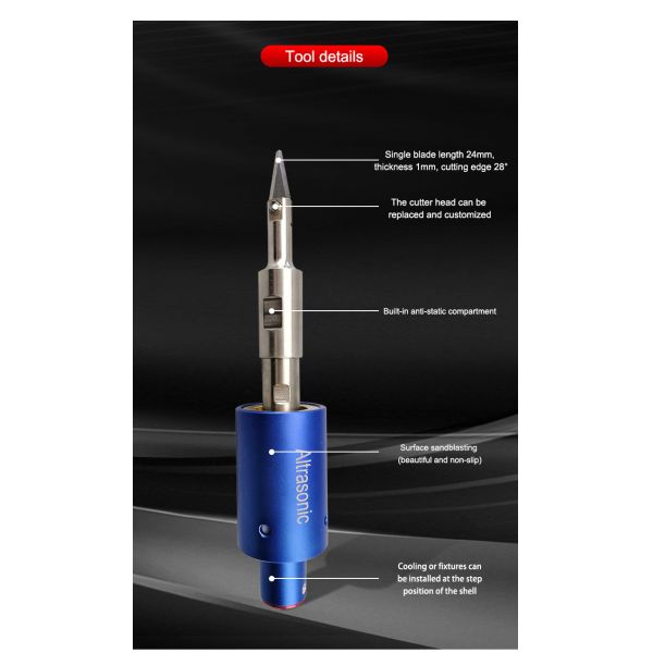 220V / 110V 30khz 500w Ultrasonic Textile Cutting Machine For Fabric /Rubber cutting