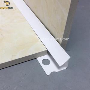 China PVC Internal Corner Tile Trim White Color For Wall Corner Decoration on sale