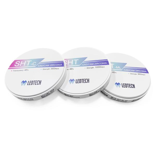 Quality SHT-C Monolithic Zirconia Block , 5-Shade Aesthetic Solution , ISO Class 5 Certified for sale