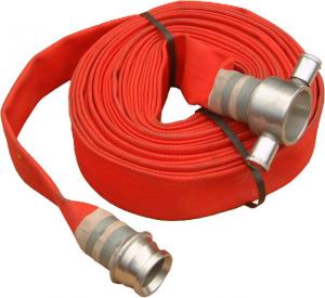 China 25bar 30bar 10m 50m Fire Fighting Hose PVC PU Rubber Material on sale
