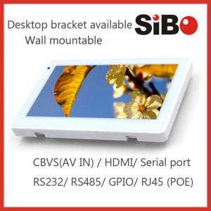 China 7 Inch Android Touch Panel PC Mountable With POE Swithable Led on sale