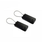 Dual Or Triple EAS Self Alarming Cable Security Tag With Lanyard