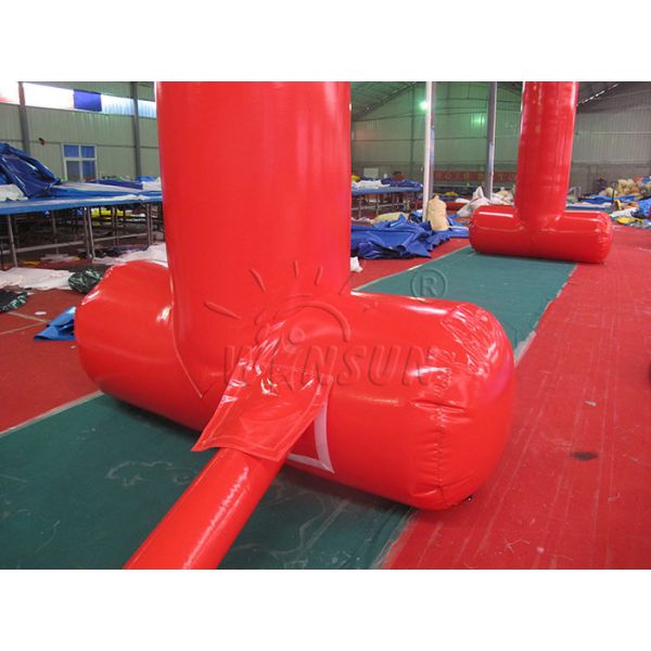 Fire Retardant Inflatable Gantry 3 Layers PVC Made For Advertising
