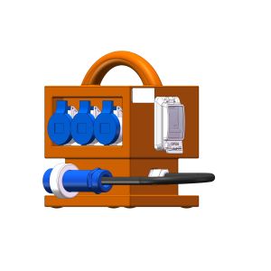 Buy cheap 110V 6 Channel Power Distro Boxes 2P16A Small Leakage Control product