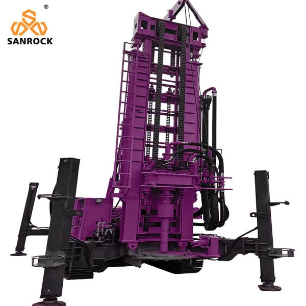 Water Well Drilling Rig With Foam Pump 1200m Water Drilling Rig Hydraulic Water Drilling Machine