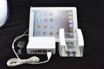 COMER Security Display acrylic Holder Clear Tablet Pc Stand with alarm system