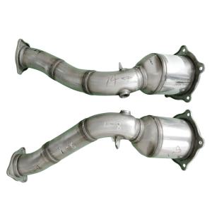 China High Quality Catalytic Converter for Porsche Cayenne Turbo 4.8T V8 Gas Gas With Turbocharger 95511302150 95511302250 on sale