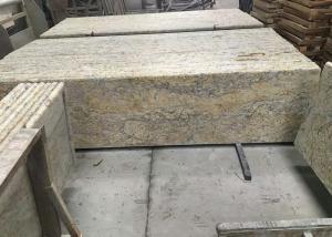 China Golden Solid Granite Countertops , Kitchen / Bathroom Granite Countertop Slabs on sale