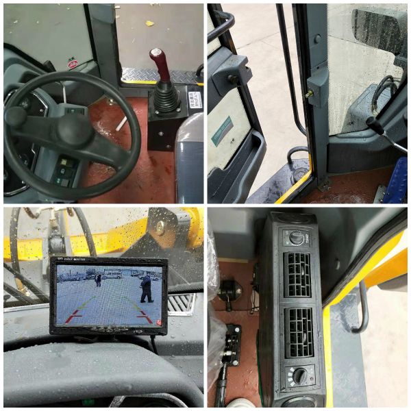 Mini Front End 4 Wheel Drive Loader 28 Km/H Speed 3200mm Dump Height