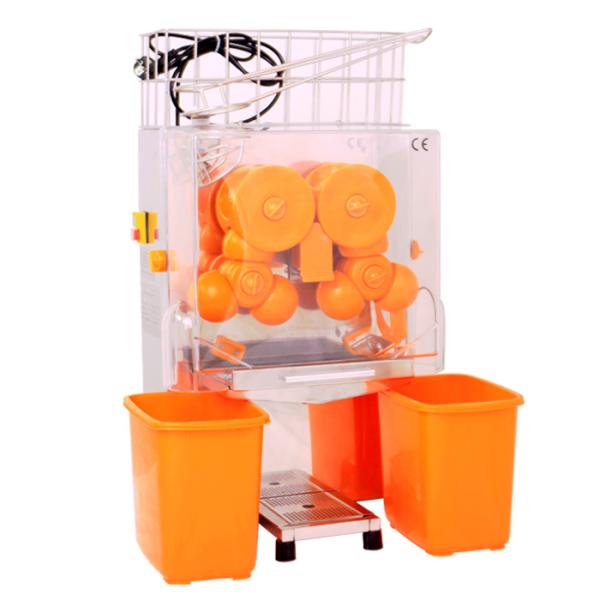 Quality 220V Commercial Automatic Orange Juice Machine / Stainless Steel Lemon Squeezer For Store for sale